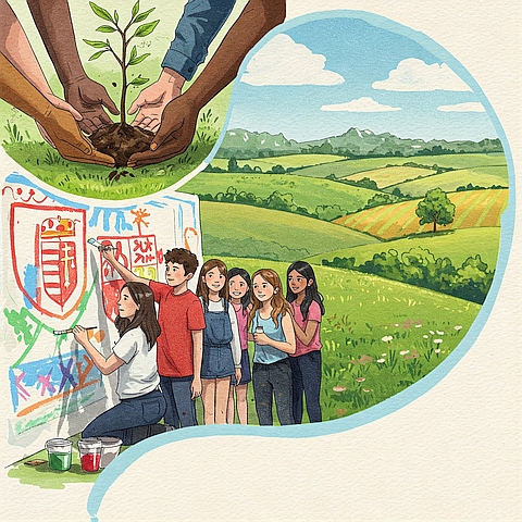 Kinder und Jugendliche gestalten kreativ